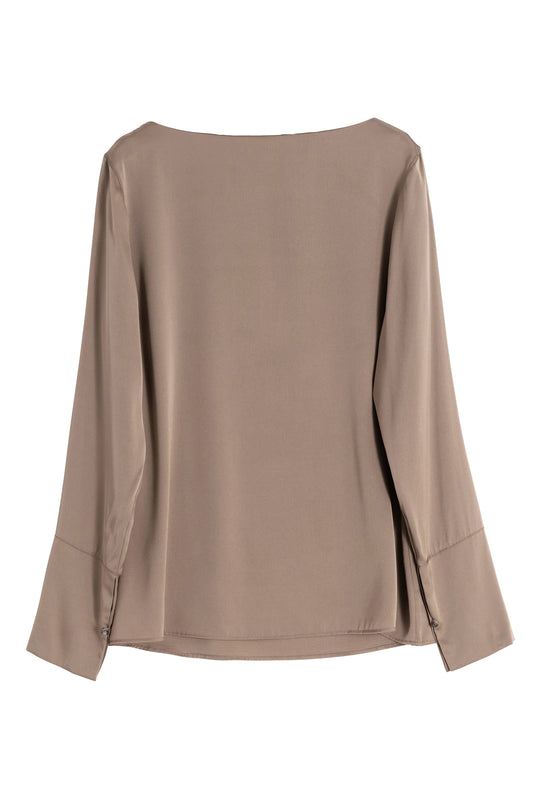 Kelly silk blouse sand