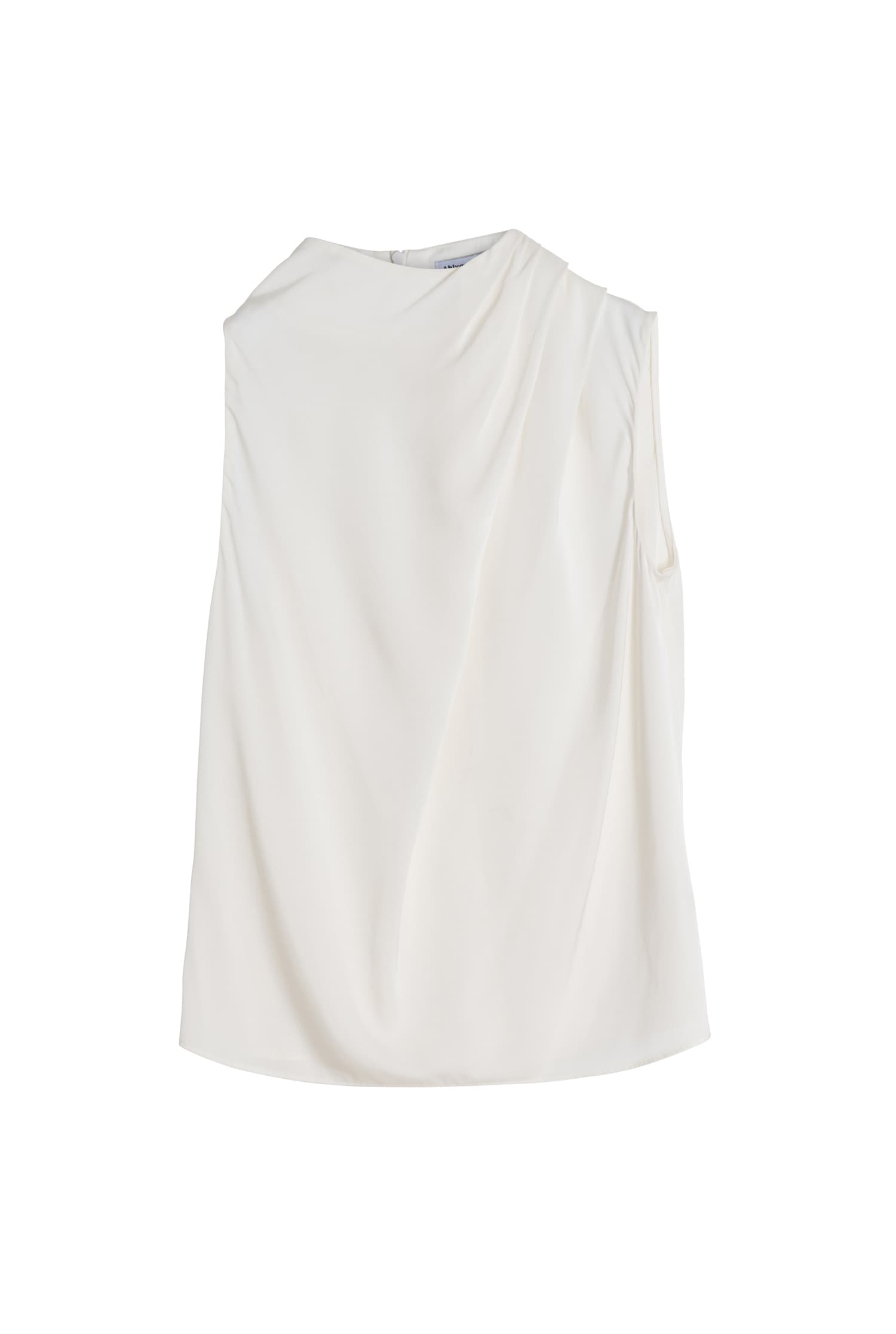 Lima silk tank off-white