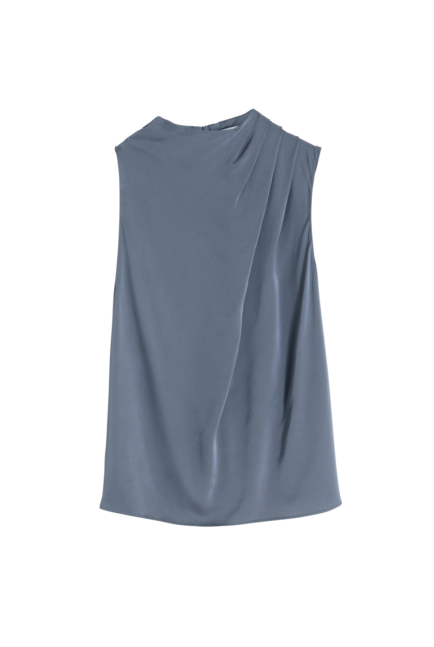 Lima silk tank steel blue