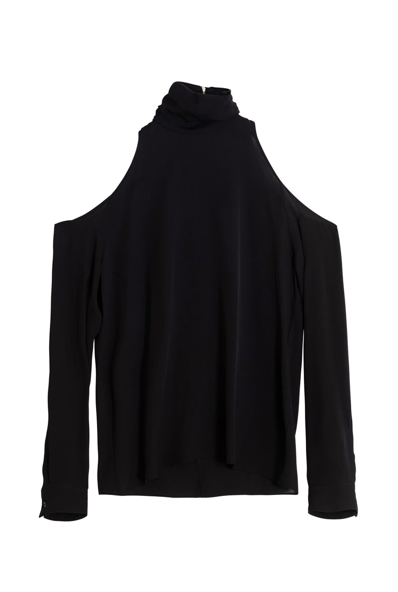 Yuri silk blouse black
